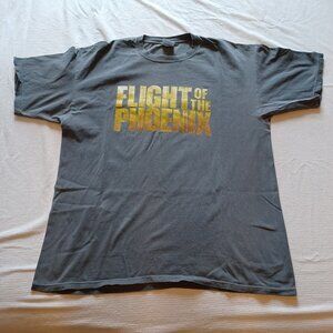 Y2K 2004 Team Fox Gear Flight of the Phoenix Gray Movie Promo T-Shirt Adult XL